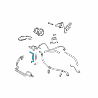 OEM 2001 Hyundai Accent Hose-Return"B" Diagram - 57544-25000