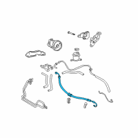 OEM 2002 Hyundai Accent Hose Assembly-Power Steering Oil Pressure Diagram - 57510-25010