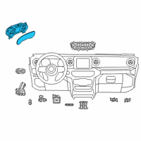 OEM Jeep Gladiator CLUSTER-INSTRUMENT PANEL Diagram - 68482352AC