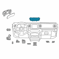OEM 2019 Jeep Wrangler Control Diagram - 6SX72DX9AA