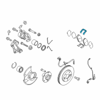 OEM 2021 Kia Rio Spring-Pad Diagram - 58144H8500