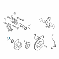 OEM 2019 Hyundai Accent Ring-Snap Diagram - 51718-1W000