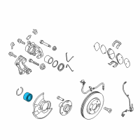 OEM Kia Front Wheel Bearing Diagram - 51720H9000