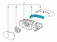 OEM 2021 Kia Seltos Lamp Assembly-Outside Mi Diagram - 87614Q5000