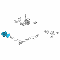 OEM 2002 Honda Civic Water Pump Diagram - 19200-PLM-A01