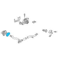 OEM Honda Civic O-Ring, Water Pump (Yamada) Diagram - 19222-P08-004