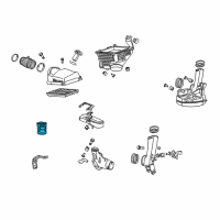 OEM 2008 Honda Accord Tube C, Air Inlet Diagram - 17245-R72-A00