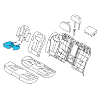 OEM 2022 BMW 740i xDrive Heating Element Basic Seat Left Diagram - 52-20-7-360-561