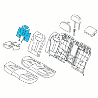 OEM BMW 740i xDrive Heating Element, Basic Backrest, Right Diagram - 52-20-7-360-564