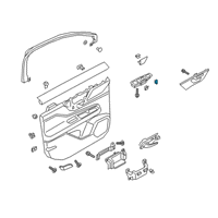 OEM 2020 Lincoln Corsair SWITCH - WINDOW CONTROL - DOUB Diagram - LJ7Z-14529-BA