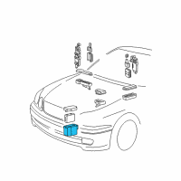 OEM Lexus GS300 Box Sub-Assy, Engine Room ECU Diagram - 82703-30060