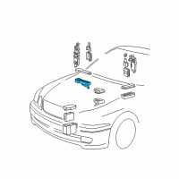 OEM Lexus SC430 Cover, Relay Block, Lower Diagram - 82663-30130
