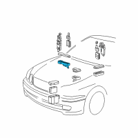 OEM 2003 Lexus SC430 Cover, Relay Block, Lower Diagram - 82663-30130