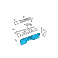 OEM Jeep Wrangler JK Dash Panel-Dash Diagram - 4589842AD