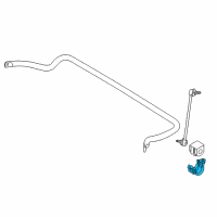 OEM 2005 BMW X5 Stabilizer Support Diagram - 31-35-1-096-691