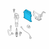 OEM Kia Soul Electronic Control Unit Diagram - 391312EHB0