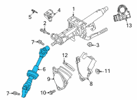 OEM 2022 Toyota Sienna Intermed Shaft Diagram - 45220-08060