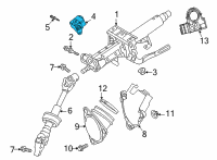 OEM 2021 Toyota Sienna Actuator Diagram - 45020-08030