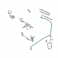 OEM 1999 Chevrolet Cavalier Hose Diagram - 15237473