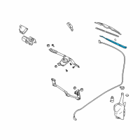 OEM 1997 Pontiac Sunfire Arm, Windshield Wiper Diagram - 22603264