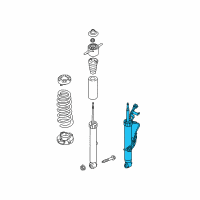 OEM 2021 Kia Stinger Shock Absorber Assembly Diagram - 55307J5450