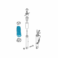 OEM Kia Stinger Rear Springs Diagram - 55330J5050