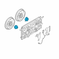 OEM 2007 Buick Terraza Fan Motor Diagram - 15875029