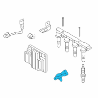 OEM 2013 Chevrolet Cruze Camshaft Sensor Diagram - 25195555