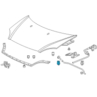 OEM 2005 Honda Civic Holder, Rod Diagram - 90672-S5A-003