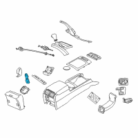 OEM Jeep Grand Cherokee Lever-Manual Control Diagram - 52109706AB