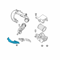 OEM 2020 Ford Transit Connect Inlet Duct Diagram - F1FZ-9A624-B