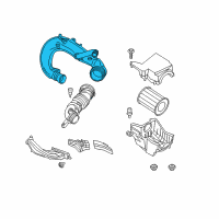 OEM 2017 Ford Escape Inlet Duct Diagram - GV6Z-9C623-B