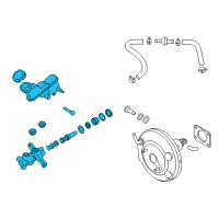 OEM Kia Rio Cylinder Assembly-Brake Diagram - 585101R200