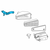 OEM 2011 Toyota Tacoma Air Hose Diagram - 17882-0P010