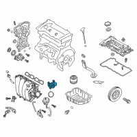OEM 2014 Hyundai Elantra Coupe Motor Assembly-Vcm Diagram - 28323-2E000