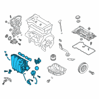 OEM Kia Forte Manifold Assembly-Intake Diagram - 283102E200