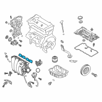 OEM 2012 Kia Soul Gasket-Port Diagram - 283132E200