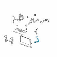 OEM 2006 Buick LaCrosse Multi Purpose Hose Diagram - 10374159