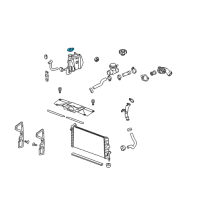 OEM 2003 Chevrolet Impala Reservoir Cap Diagram - 10322539