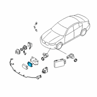 OEM BMW FRONT RADAR SENSOR, LONG RAN Diagram - 66-31-5-A56-337