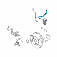 OEM 2019 Hyundai Tucson Hose Assembly-Brake Booster Vacuum Diagram - 59130-D3200