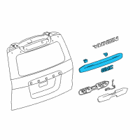 OEM GMC Yukon XL Applique Diagram - 84722252