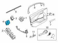 OEM 2017 Ford Escape Memory Switch Diagram - GJ5Z-14776-AA