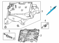 OEM Cadillac Glow Plug Diagram - 55506604