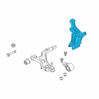 OEM Ford Police Interceptor Utility Knuckle Diagram - BB5Z-3K185-A