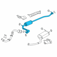 OEM 2016 Honda HR-V Pipe B, Exhuast Diagram - 18220-T7X-A81