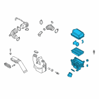 OEM 2018 Hyundai Elantra Cleaner Assembly-Air Diagram - 28110-F2500