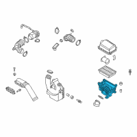 OEM 2020 Hyundai Elantra GT Body-Air Cleaner Diagram - 28112-F2000