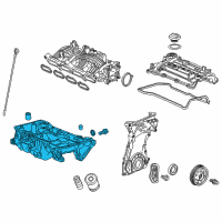 OEM Honda Civic Pan Assembly, Oil Diagram - 11200-5K8-000