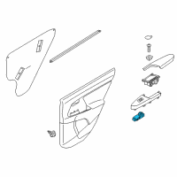 OEM 2017 Kia Sportage Unit Assembly-Power Window Diagram - 93581D9100